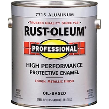Rust-Oleum Rust-Oleum Corp 7715402 1 Gallon; Gloss Aluminum Professional Oil Based Enamel 20066771546